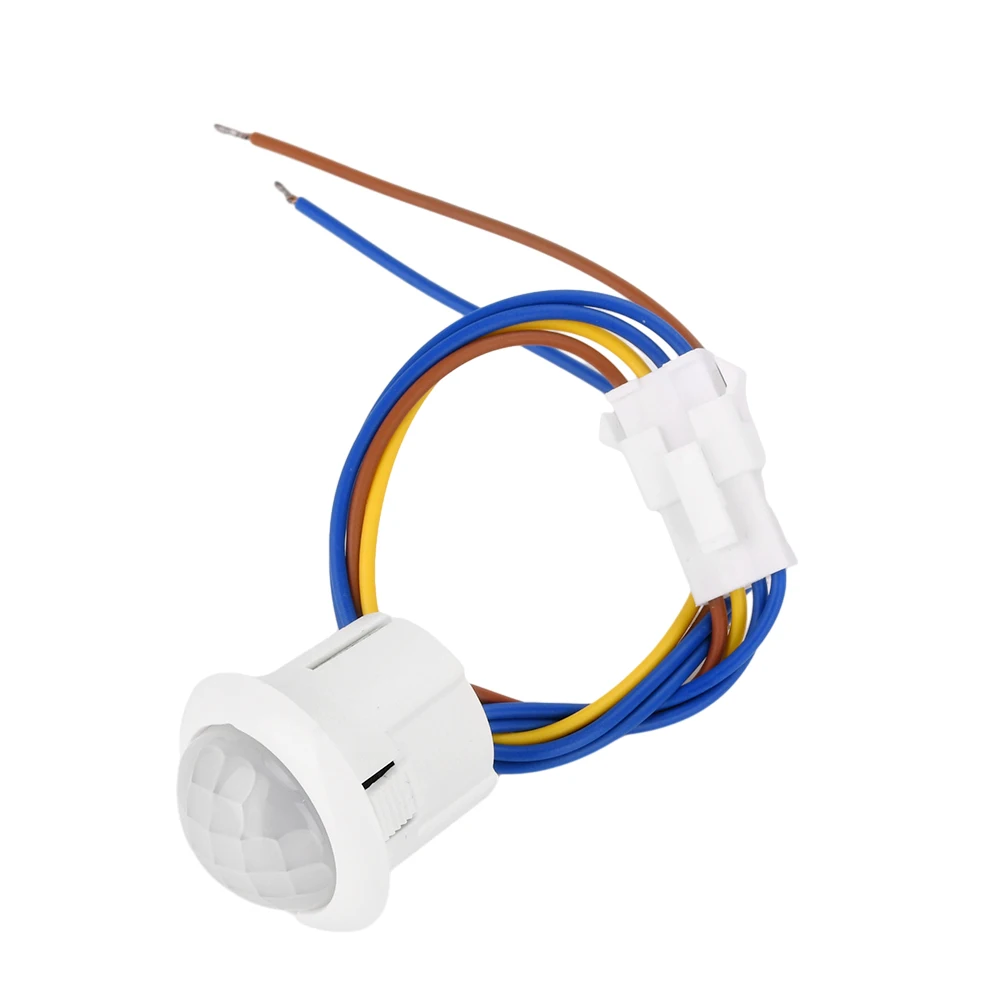 

AC110-240V Non-adjustable Delay Embedded Human Infrared Sensor Switch With light Control Function