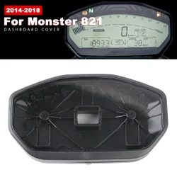 Dashboard Cover ABS Plastic Motorcycle Speedometer Shell for Ducati Monster 821 Accessories 2014 2015 2016 2017 2018 Guage Case