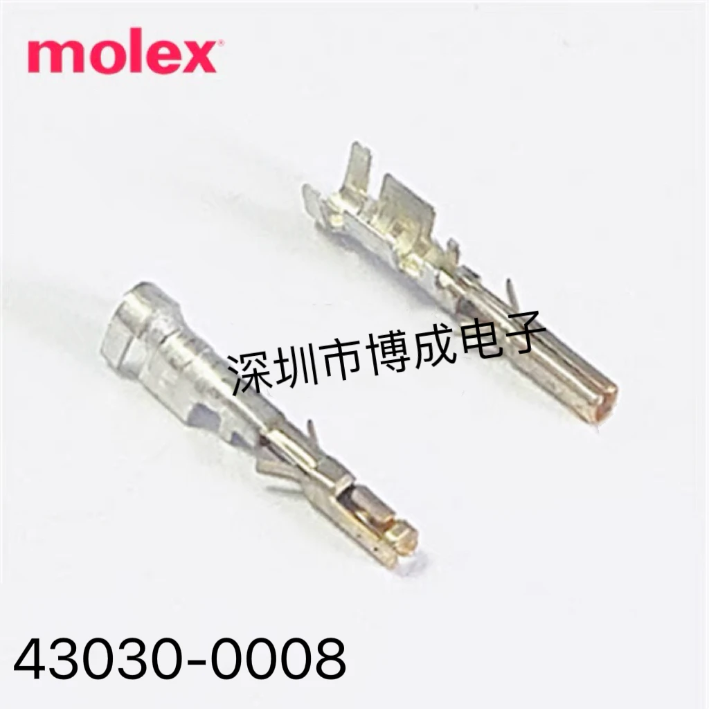 100PCS MOLEX 43030-0008 Conn Socket 20-24AWG Crimp Gold Plated 430300008 0430300008 for Electronics