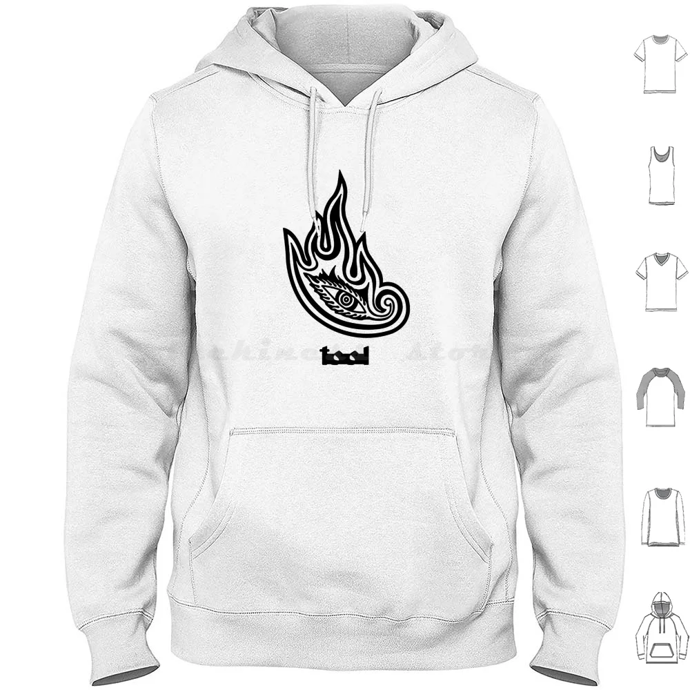 Black Tool-Metal Hoodie Cotton Long Sleeve Tool Music Tool Tour Black Tool Metal