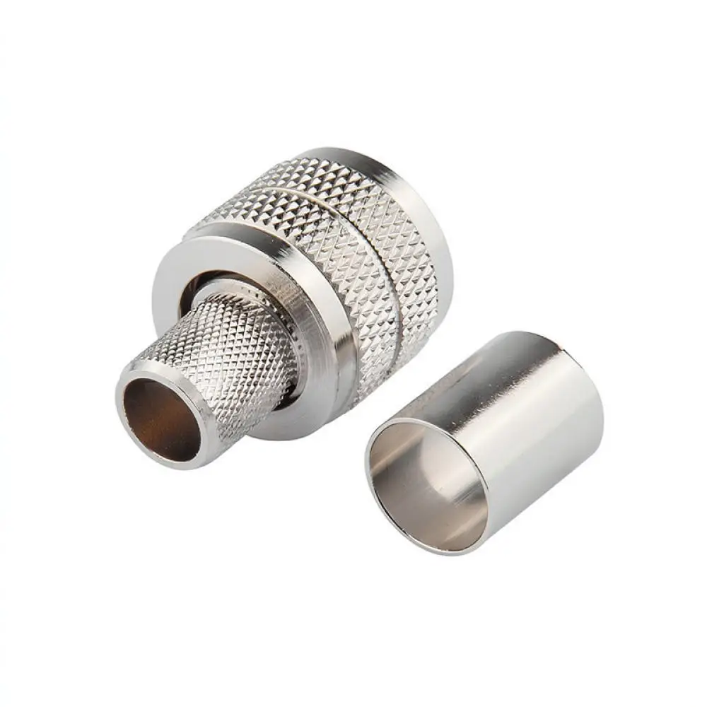 Coaxial RF Adapter PL259 UHF Male Plug For RG8 LMR400 RG213 7D FB Cable Radio Communication System Copper Terminal Fitting