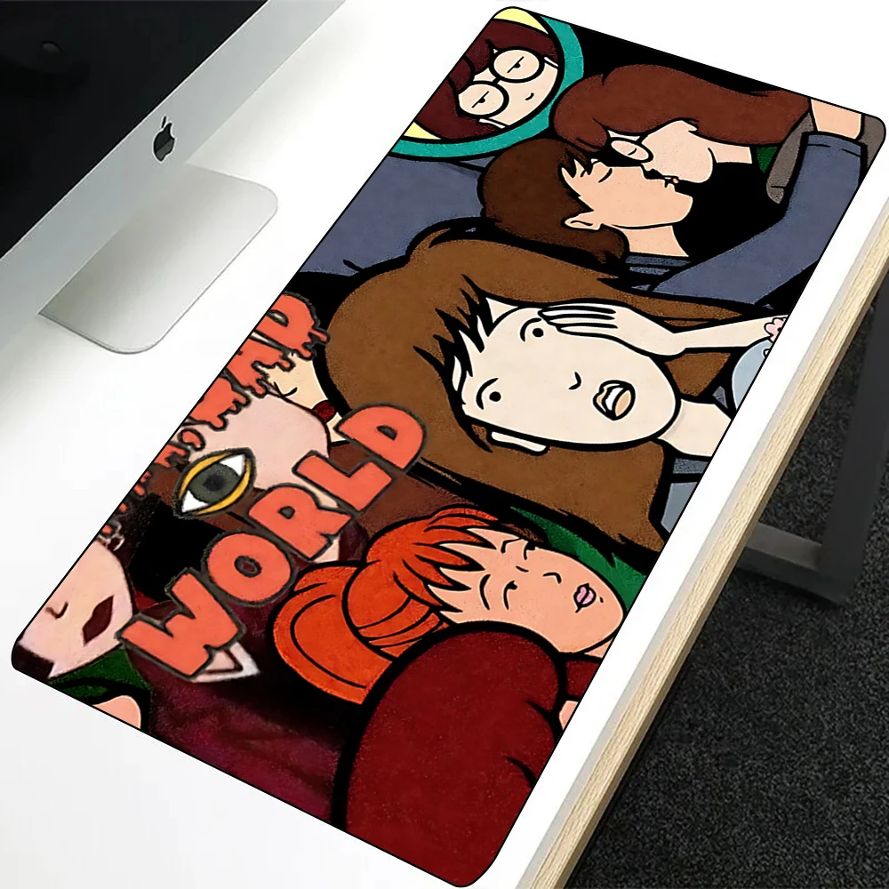 Anime D-Daria Mousepad HD Printing Computer Gamers Locking Edge Non-slip Mouse Pad XXL90x40cm Keyboard PC Desk Pad