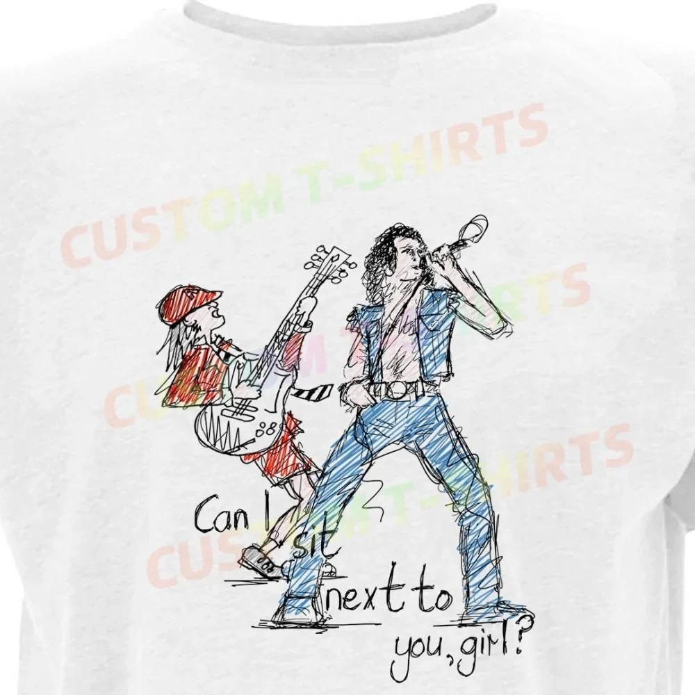 

112 2_acdc-can-i-sit-no-hearts-insta-black-600x600 Fans' comic-style hand-drawn pattern T-shirts for both men and women in summe