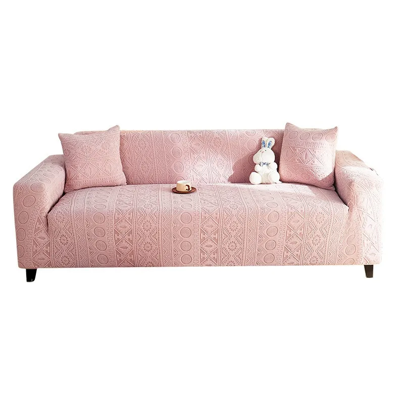 Sofa Slipcover 1 2 3 4 5 Seater Stretch Velvet Sofa Covers Non Slip Couch Covers for Sectional Sofa L Shape Furniture Protector