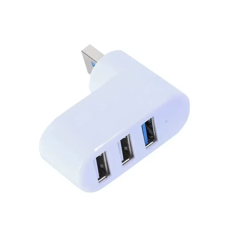 

3 Ports High Speed USB 3.0 Adapter USB 2.0 U Disk Reader Rotate USB Splitter for Laptop PC Accessories
