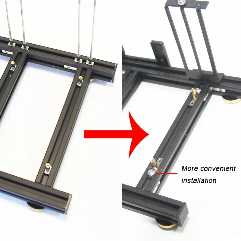 DIY External Graphics Card Cooling Rack Graphics Card Bracket ATX SFX Power Base Dual GPU Holder Video Card Aluminum Fixed Frame