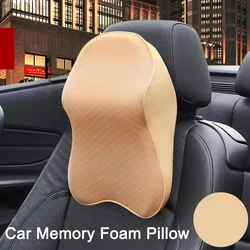 Breathable Car Headrest Seat Cushion Memory Foam Pillow Head Support Neck Rest for Cars Travel Pillows 3D Memory Foam Neckrest