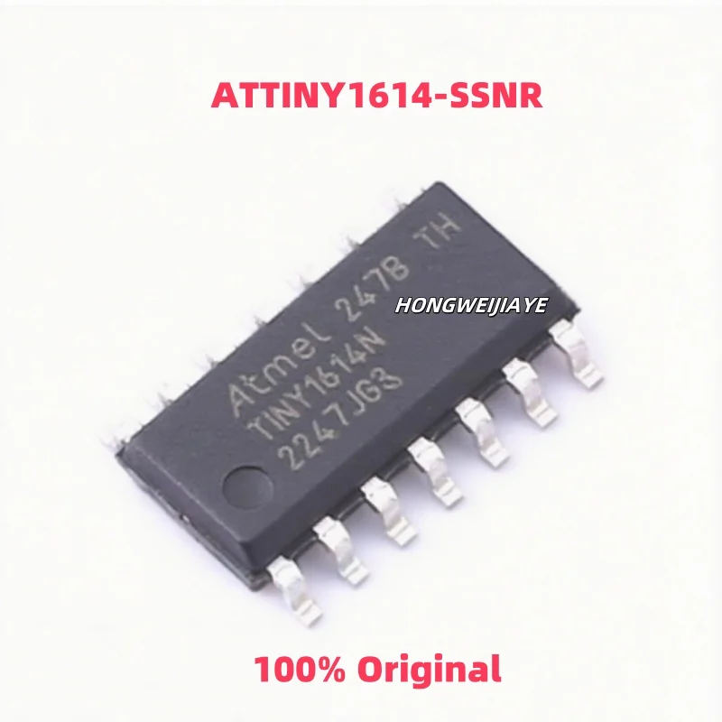 

5PCS 100% New ATTINY1614-SSNR ATTINY20-SSUR ATTINY24A-SSUR SOIC-14 Brand New Original Chips ic