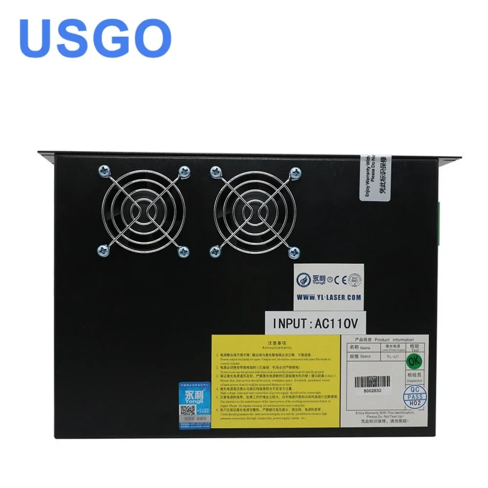 مصدر طاقة ليزر ثاني أكسيد الكربون 80-100 واط YL-U1 لسلسلة أنبوب الليزر CR-U100 U #1