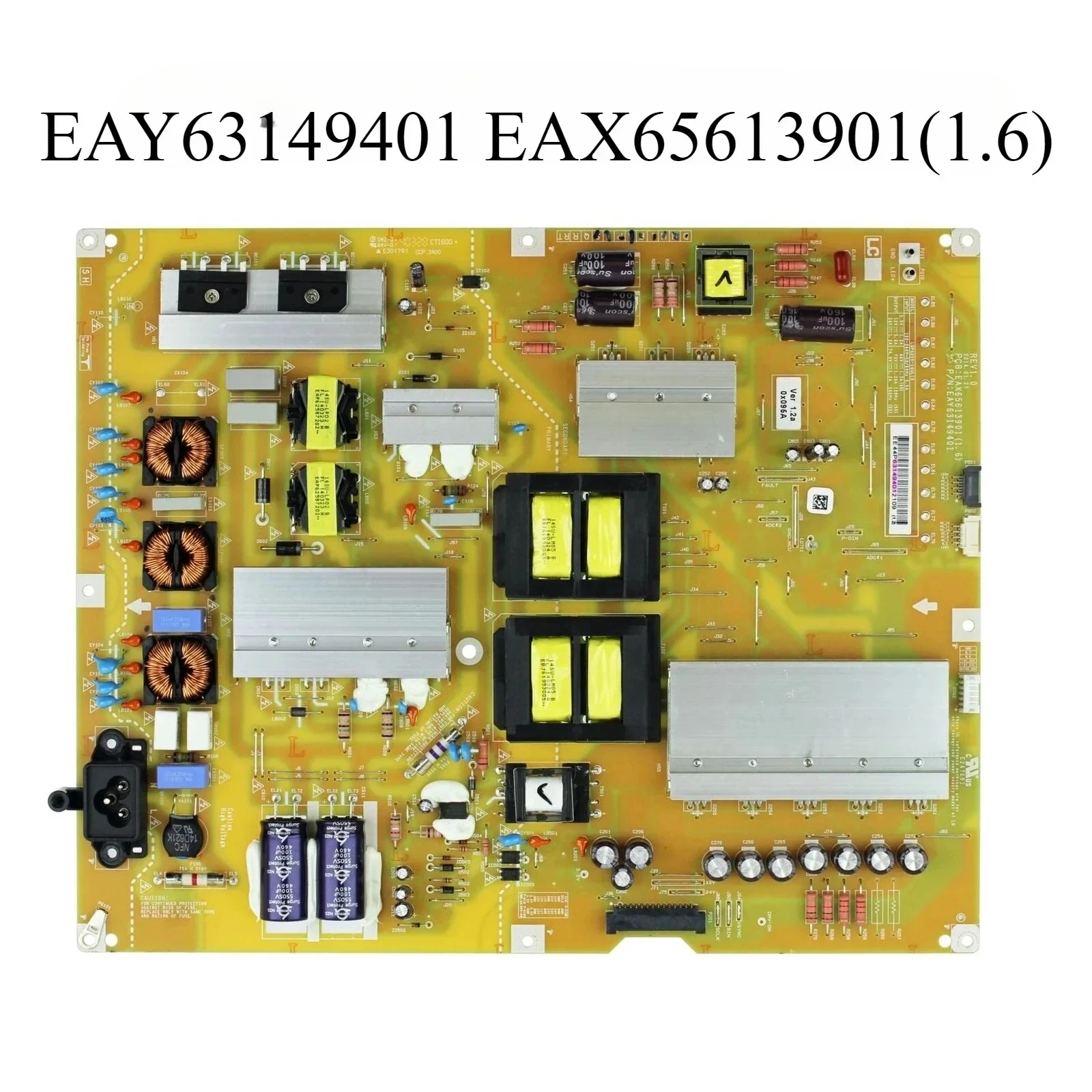 

Плата питания EAX65613901(1.6) EAY63149401 подходит для ЖК-телевизоров LG 49UB8500, 49UB8300, 55UB8200, 55UB8300, 55UB8500, 55UB9500.
