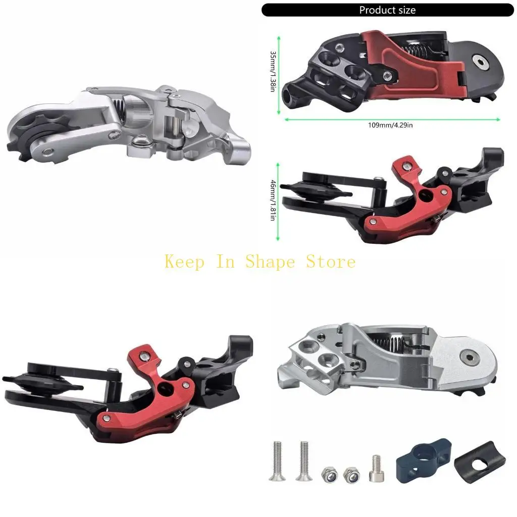 

U1JC Bicycles Rear Derailleur 5/6/7 Speed Folding Bike Rear Derailleur for 11-28T Flywheels Cycling Accessories Easily Install