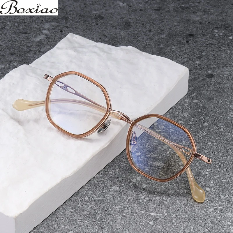 

ARLT6893 Новые сверхлегкие дизайнерские очки из чистого титана, простые модные крутые коричневые очки для бизнеса имеет смыслового отдыха.