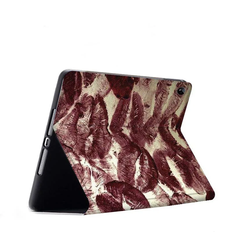 ريترو ليوبارد طباعة الشفاه ل Vivo IQOO Pad Pad2 Pad3 Pad5 Air SE Pro 11 11.5 12.1 12.3 13 بوصة غطاء قابل للطي اللوحي #2