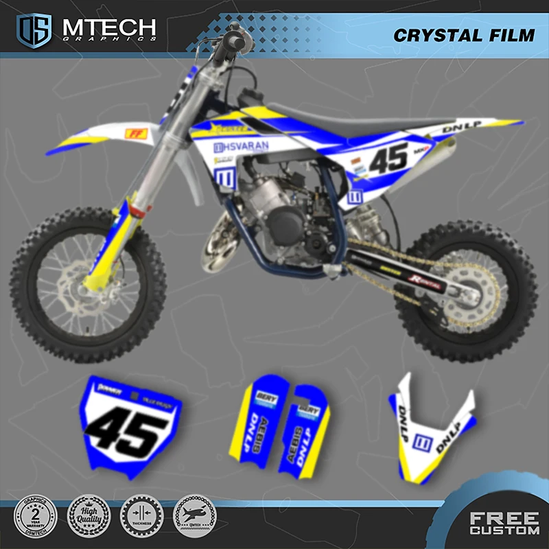 

Наборы наклеек с графикой мотоцикла DSMTECH для Husqvarna TC50 2017 2018 2019 2020 2021 2022 2023 002