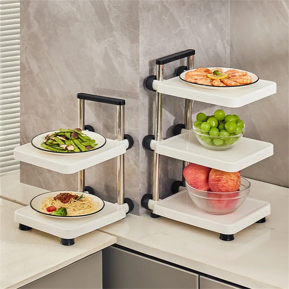 

Adjustable 2-4 Tiers Pot Storage Rack Pan Organizer Holder For Kitchen Cabinet 2025 Hot Sale Brand. New And High Quality