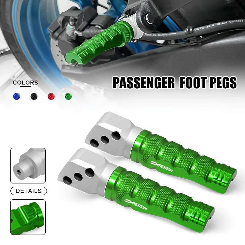 

Rear Footrest Pegs For ZX-25R ZX25R 2019-2025 2026 Motorcycle Passenger Pedal Foot Pedals Pegs Set zx25r