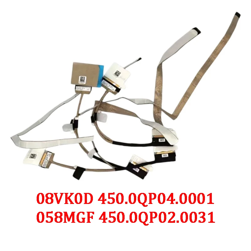 New Genuine Laptop LCD FHD Cable For DELL Latitude 3520 3522 08VK0D 058MGF 450.0QP02.0001 450.0QP04.0011
