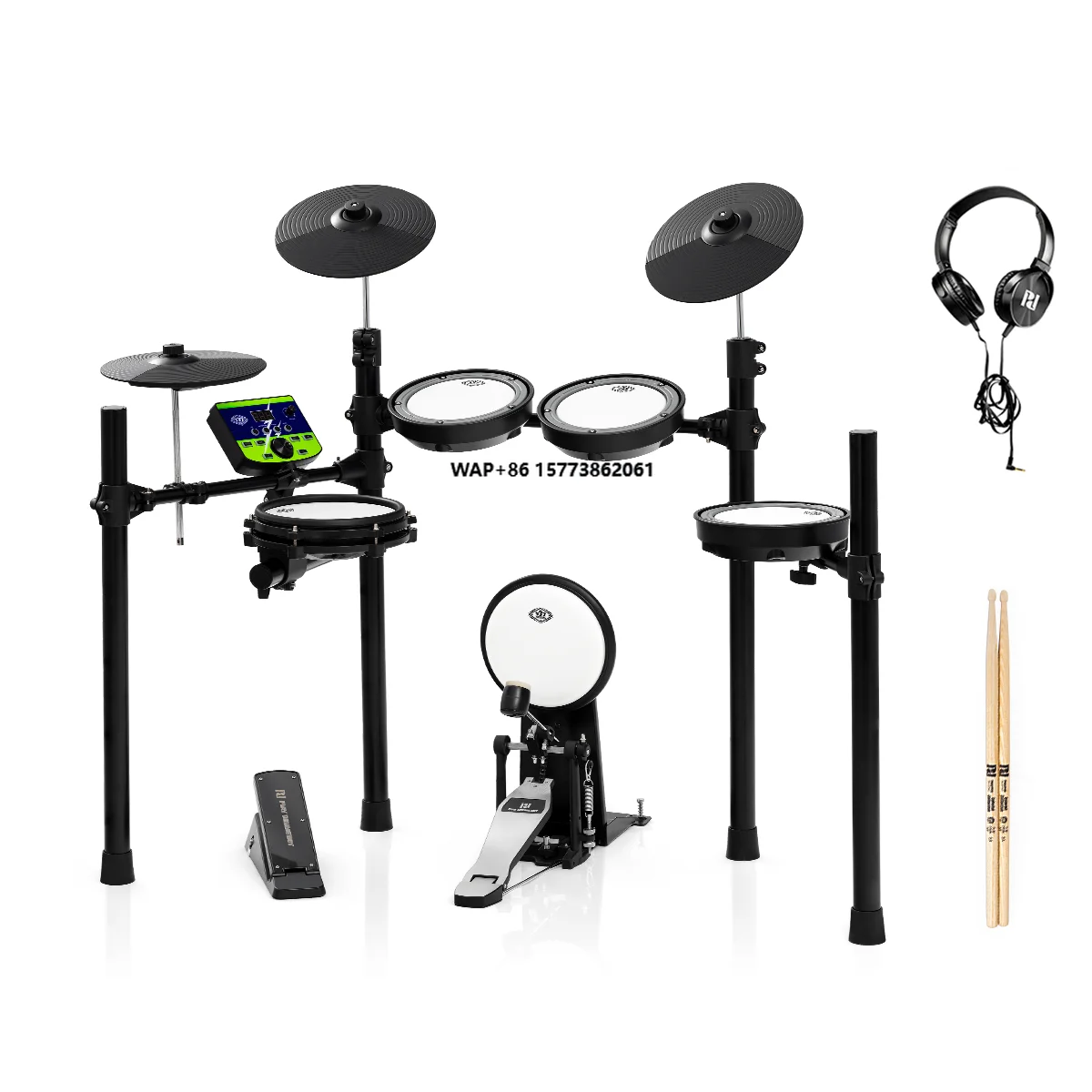 

PD Professional Electronic Drum Kit Discounted Price 5 Drums 3 Cymbals