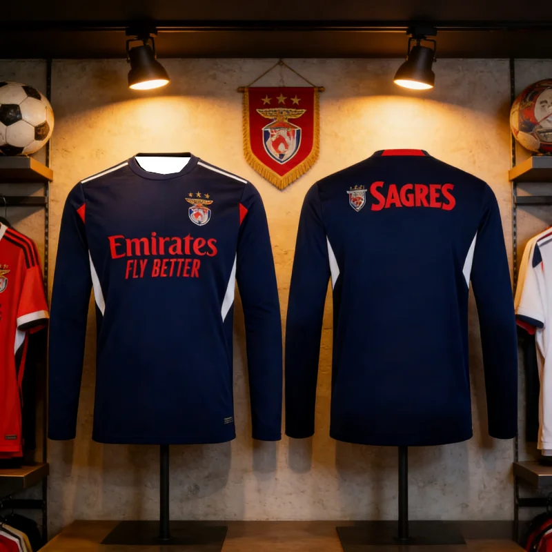 Camiseta de Fútbol Benfica Portugal para Padres e Hijos, Transpirable, de Secado Rápido, para Entrenamiento de Fútbol, Apta para 2026