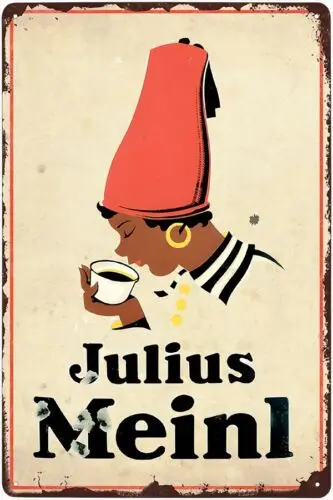 Metal sign - Julius Meinl (period advertisement) Aluminum