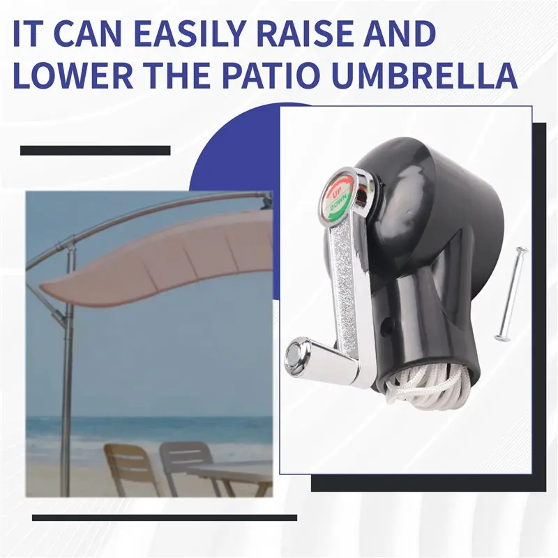 B50C Cantilever Umbrella Parts, Patio Umbrella Holder Rocking Handle Adjustable Umbrella Stand Parts Patio Umbrella Parts