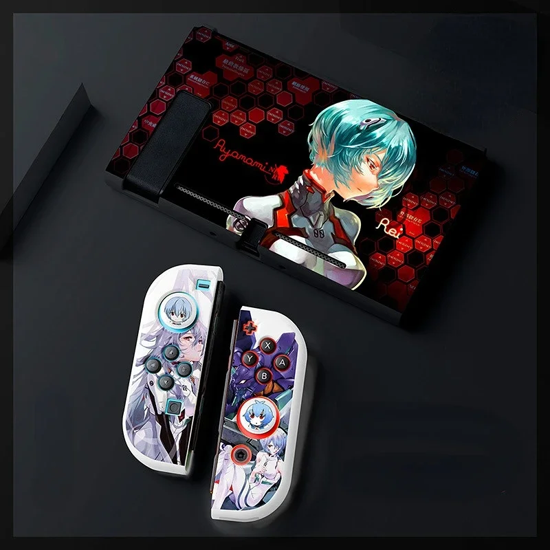 EVANGELION Eva Soft TPU Shell for Nintendo Switch Ns Anime Shockproof Protective Case for Switch Game Console Accessories Gift