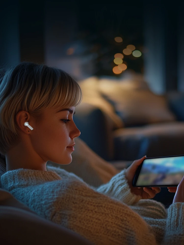 Novo lenovo gm2 pro max sem fio bluetooth 5.4 fones de ouvido led display digital à prova