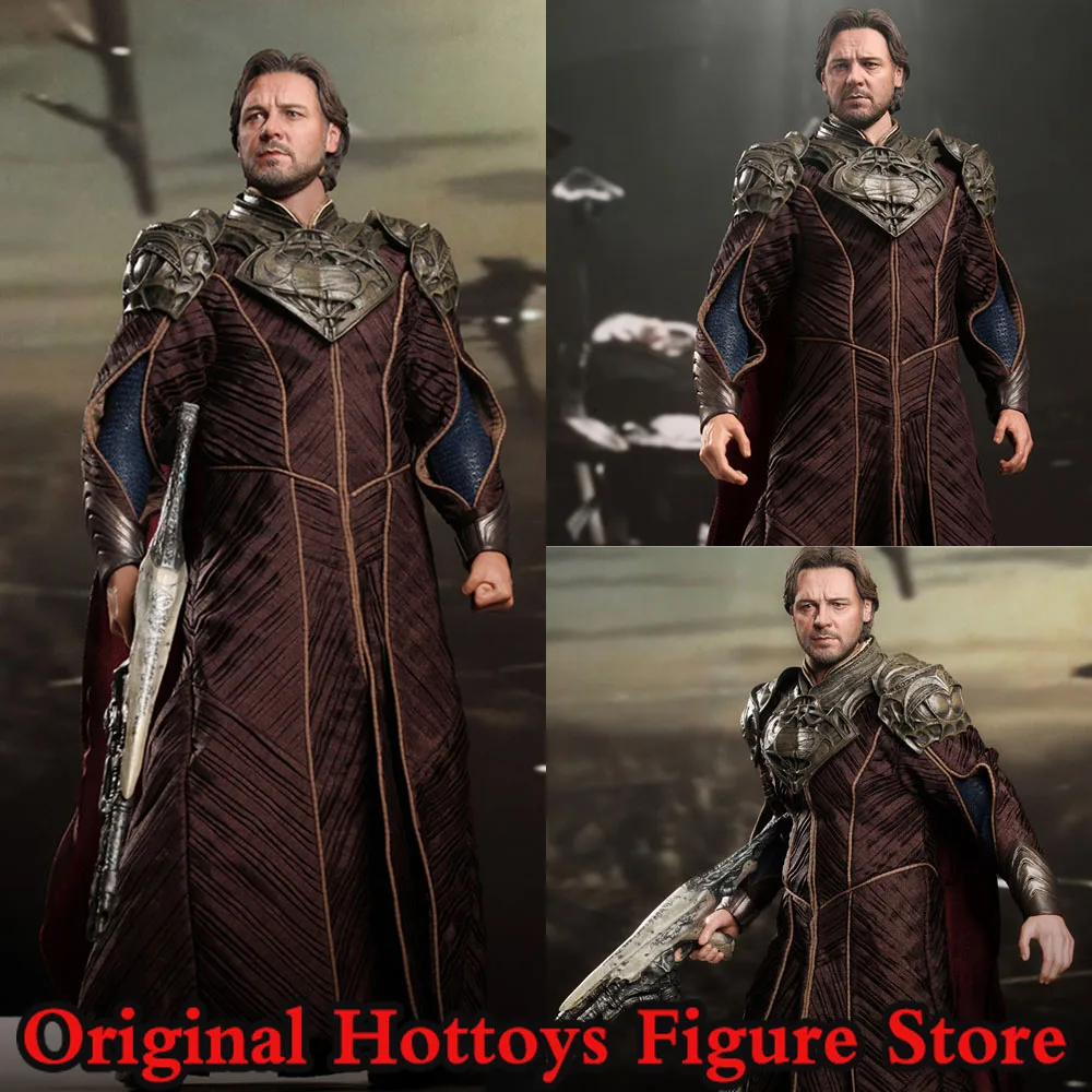 HOTTOYS HT MMS201 1/6 Scale Male Soldier Steel Body Father Of Superman Jor-El Full Set 12-inch Action Figure Model Gifts