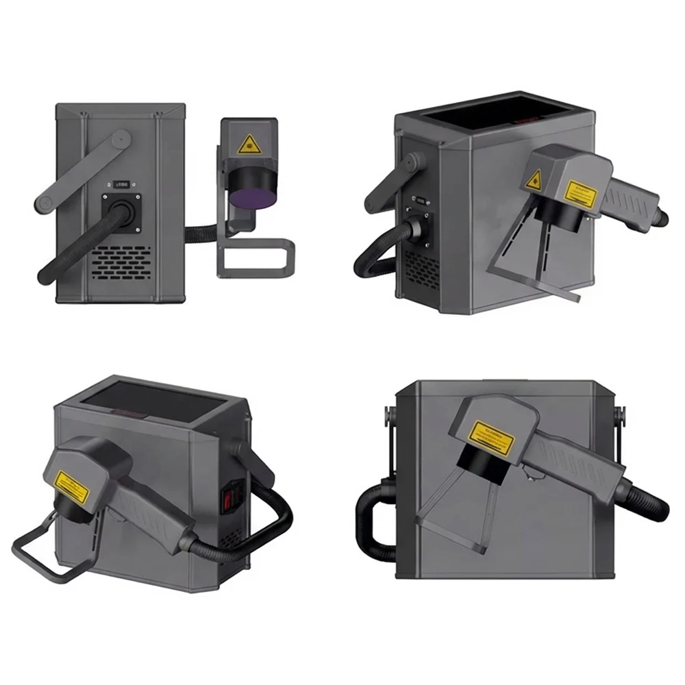 Portable fiber optic handheld marking machine for VIN code marking, 20w 30w 50w for marking VIN code chassis number