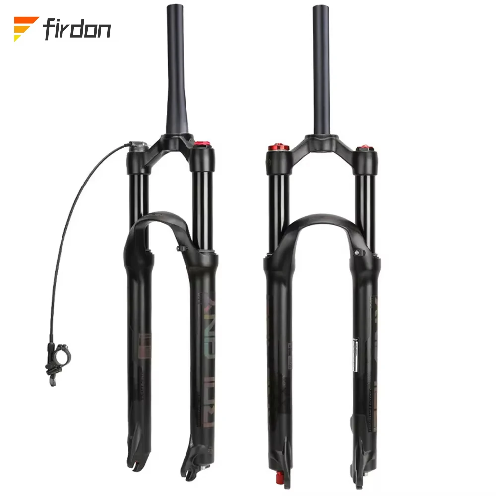 Bolany XCM Bike Front Fork Mountain Bike Fork MTB Suspension Bike Fork Pit 26 27 5 29 Inch Crown Spring Mount Wheel Preload