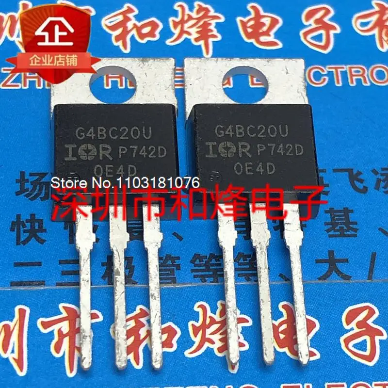 

(10 шт./лот) G4BC20U IRG4BC20U TO-220 600V 6.5A новый оригинальный Stock чип питания