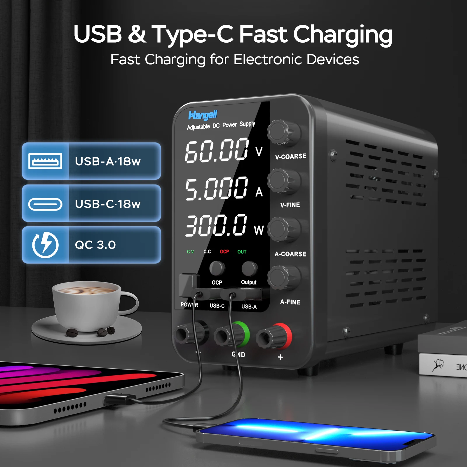 مصدر طاقة مختبري تيار مستمر 30 - مراجعة Dc Power Supply Variable وسعره