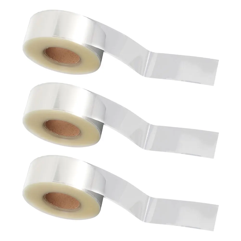 

3 Rolls Clear Plastic Label Protectors Waterproof Transparent Adhesive Stickers for Library Book Barcodes Classroom Use