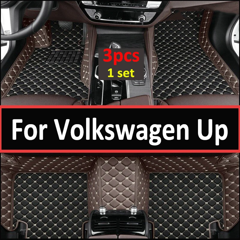 Car Floor Mat For VW Volkswagen Up 2012~2019 Waterproof Tapete Automotivo Para Carro Car Mats Accessoire Voiture Car Accessories