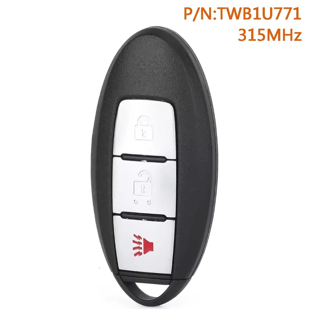 

Умный дистанционный брелок KEYECU CWTWB1U771 для Nissan Livina Tiida Versa 2005 2006 2007 2008 315 МГц ID46 чип TWB1U771 3 кнопки