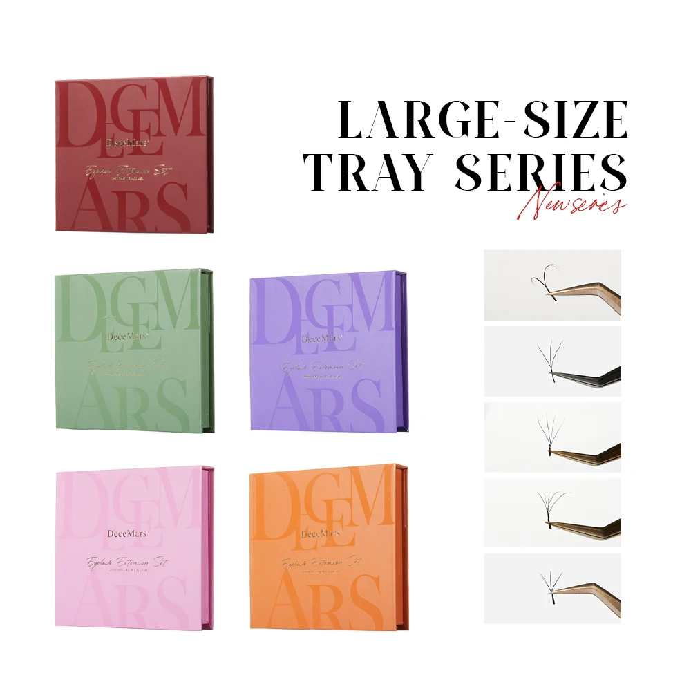 DeceMars كمية كبيرة YY 3D 4D 5D 6D صينية كبيرة الحجم لتمديد الرموش للمكياج #1