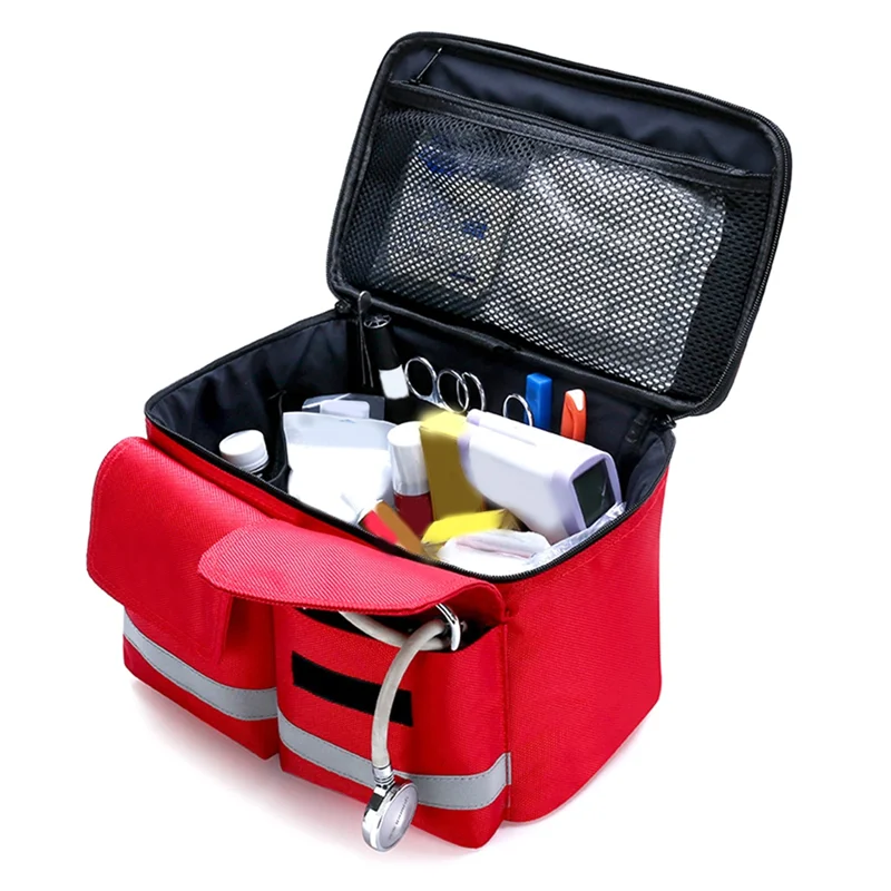 

ELOS-Waterproof Family First Aid Kit -Shoulder Bag Empty Outdoor Portable Medicine Kit(Just A Bag, No Items Included)