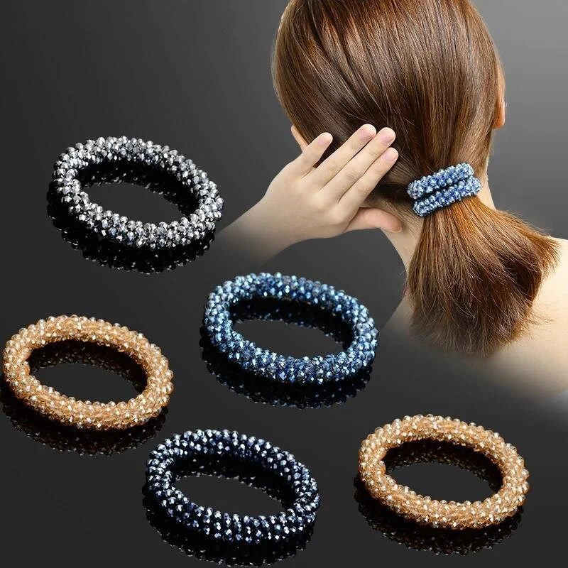 Boho Elastische Armbänder für Frauen, Vintage Stretch Bohemian Femme Haar-Accessoire, Kristallglasperlen-Armbänder, Party-Schmuck, Geschenk – Detail 32