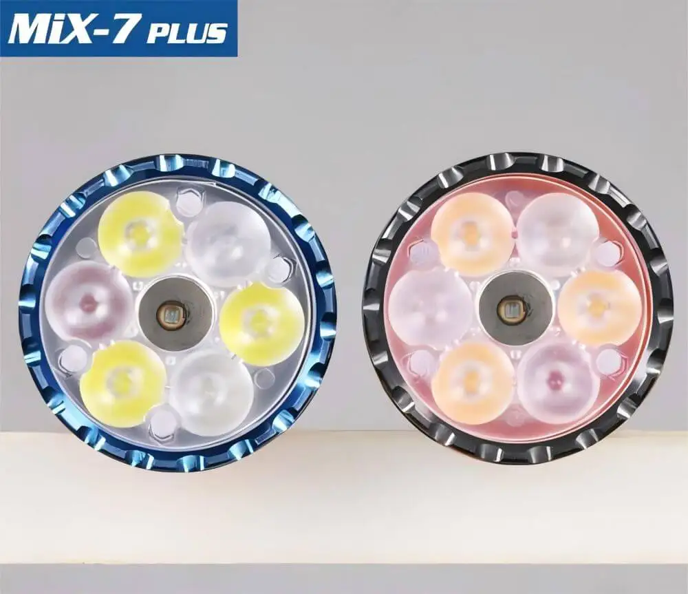 Skilhunt MiX-7 Gen 2 Plus Linterna LED de carga magnética multicolor 18650