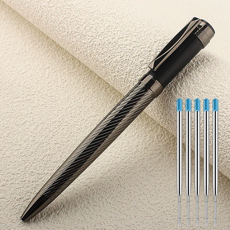 High Quality 2003 Metal Ballpoint Pen 0.7MM Nib Ink Pen Office Business School Writing Gift Pen