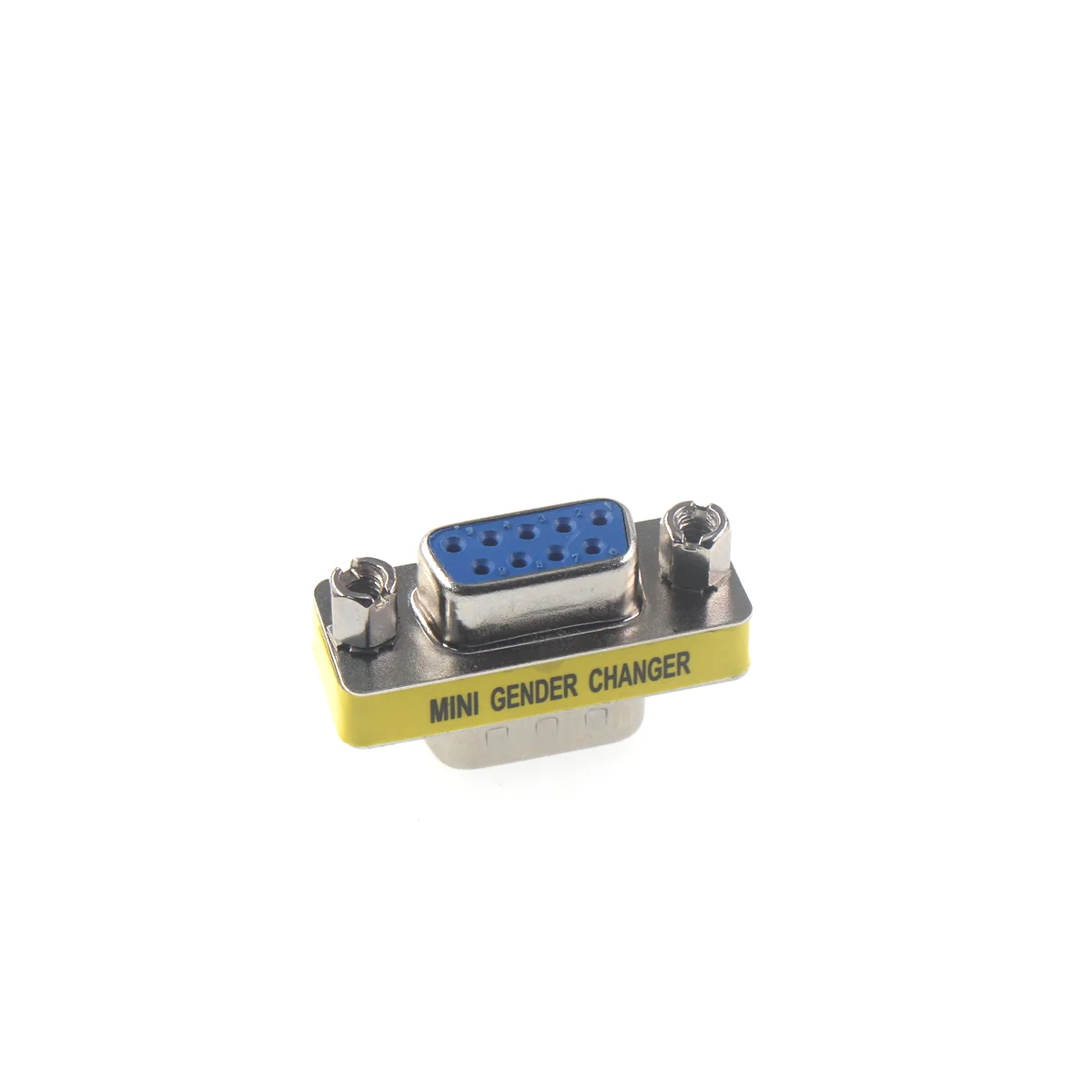 Mini Gender Changer Adapter, Serial Plug Com, 9Pin, macho para fêmea para fêmea, DB9, DB15, DB25, DB37, 5pcs