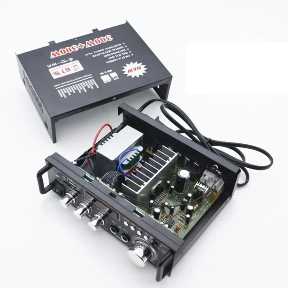 Mini Amplificador De Áudio Doméstico, Subwoofer, Home Theater, Sistema De Som, Profissional