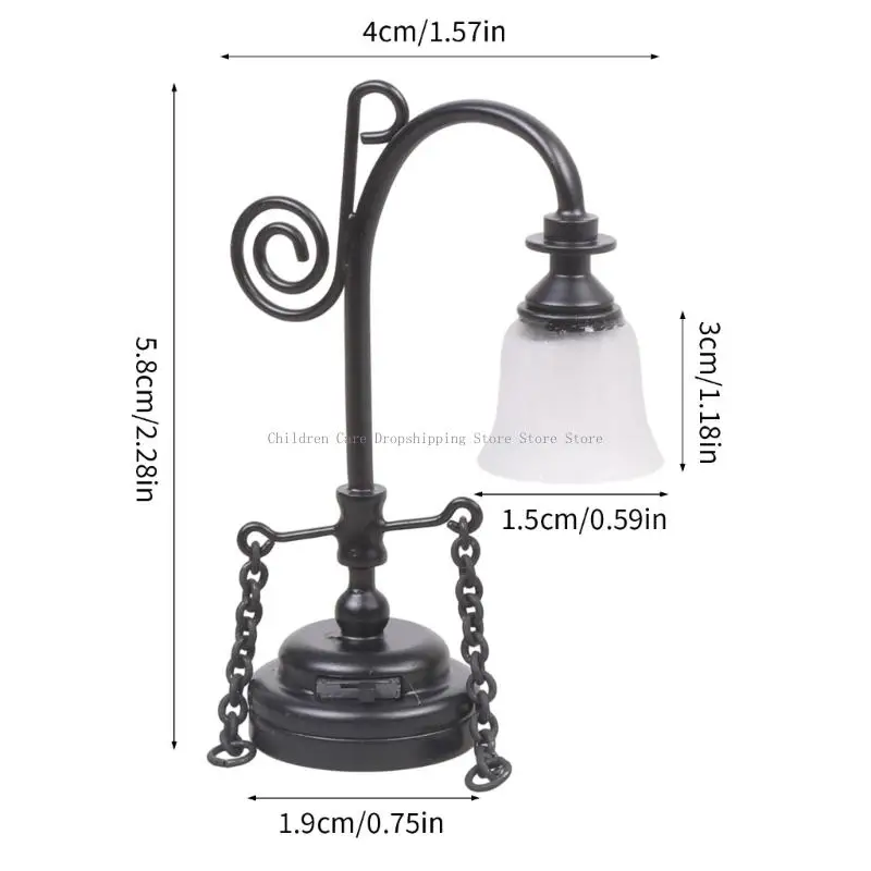 シャンデリア寝室の天井ランプミニチュア家具モデルドールハウスアクセサリー現実的な照明おもちゃプレイセット 1:12