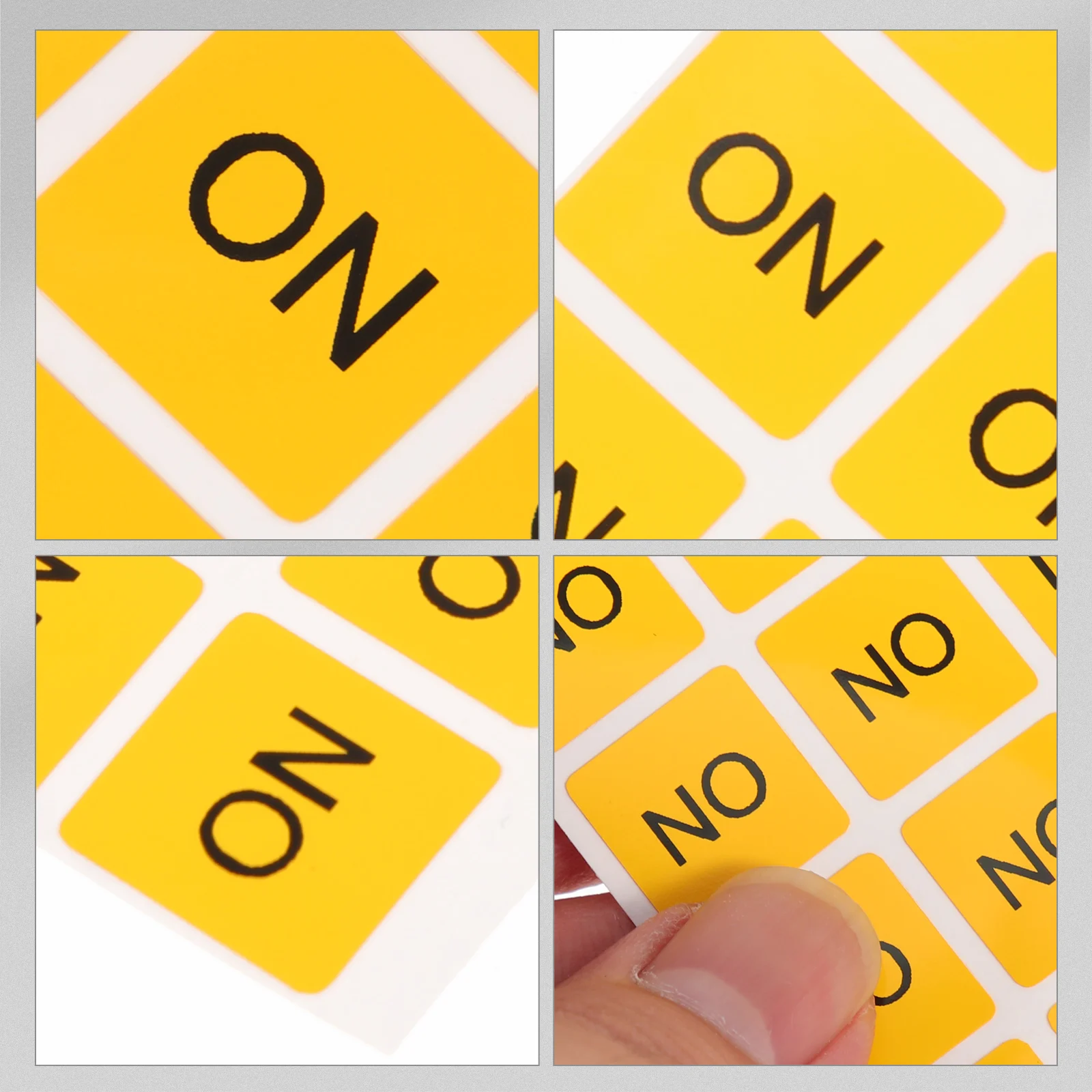 

20 Pcs Warning Sign Sticker Caution Stickers ON/OFF Label Electrical Panel Labels Pvc Self-adhesive Toddler