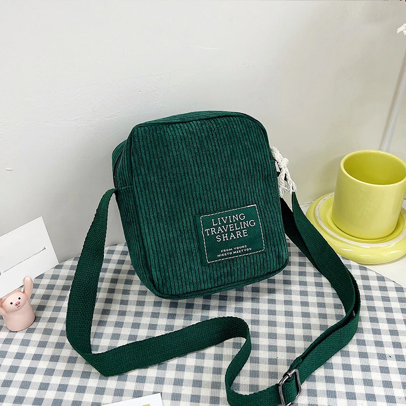 

Повседневная сумка через плечо для монет для мобильного телефона, женская стильная вельветовая сумка через плечо, подходит для ежедневного использования, работы, путешествий, улицы