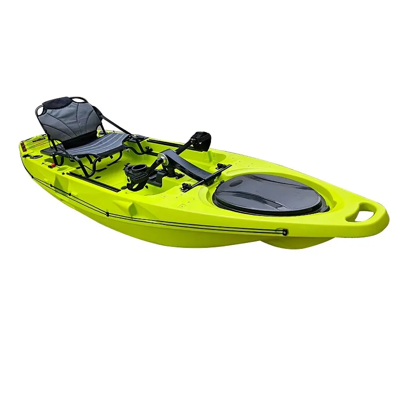 3.3m 11ft Hands Free Fin Propeller Pedal Drive Ocean Fishing Kayak with Fish Finder Factory Direct