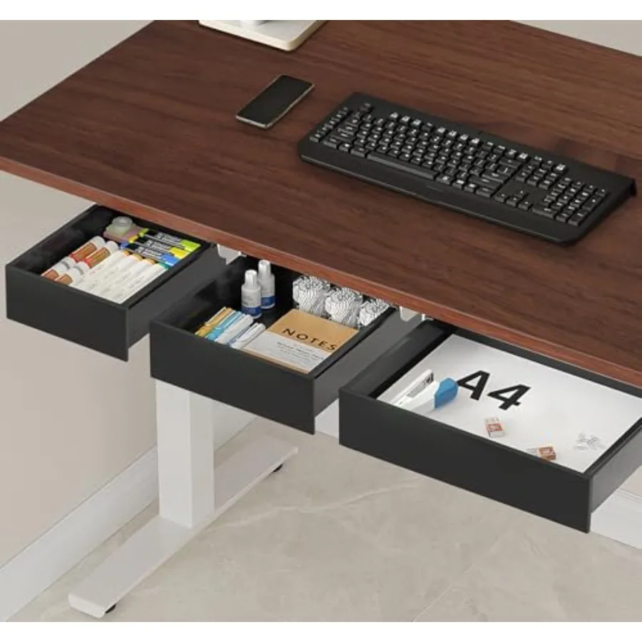 

Under Desk Table Drawer Storage Organizer3 Pack Large and Medium and Small Slide Out Desk Drawers - Hidden Desktop Organizer Ad