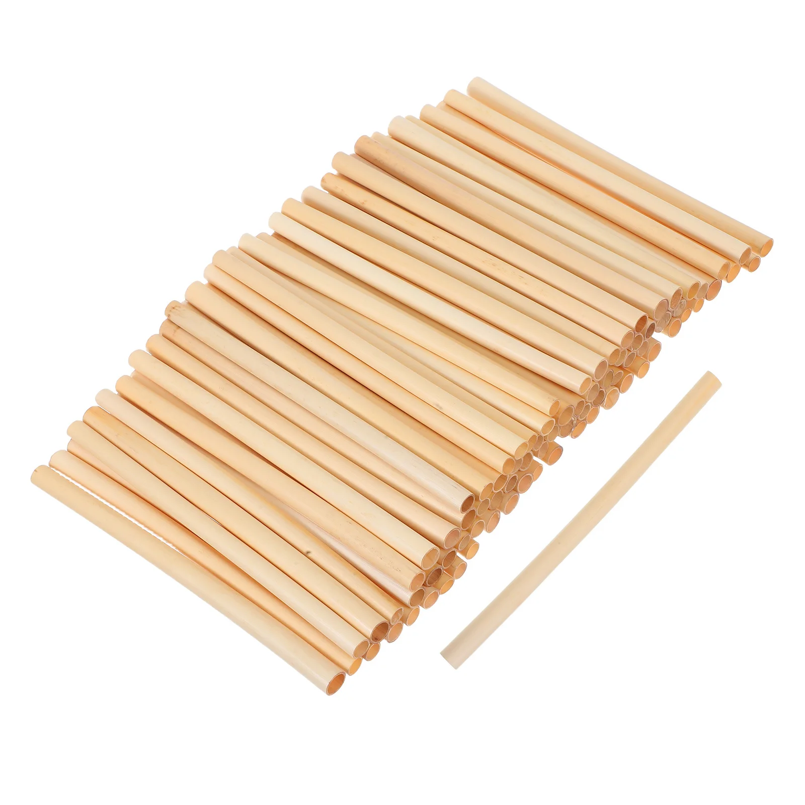 100 Uds caña Natural recargable abeja casa tubos para polinización apicultura reemplazo colmena accesorios Diy tubos de abeja