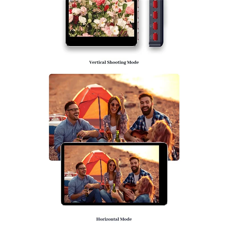 BNVN-Screen Projection Monitor For Live Streaming Selfie Aid Magnetic Wireless Cell Phone Selfie Mirror Photos And Video