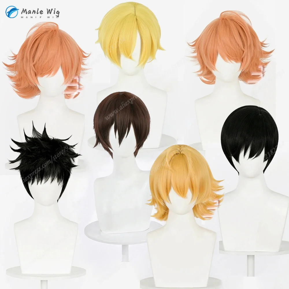 Anime Haruhi Fujioka Tamaki Suou Kaoru Hitachiin Hikaru Hitachiin Kyoya Ootori Mitsukuni Haninoduka Takashi Morinoduka Cos Wig